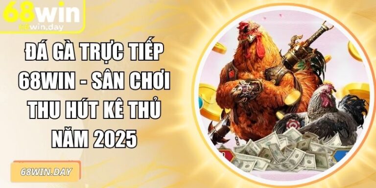 Đá Gà Trực Tiếp 68win - Sân Chơi Thu Hút Kê Thủ Năm 2025 6 Đá gà trực tiếp 68win