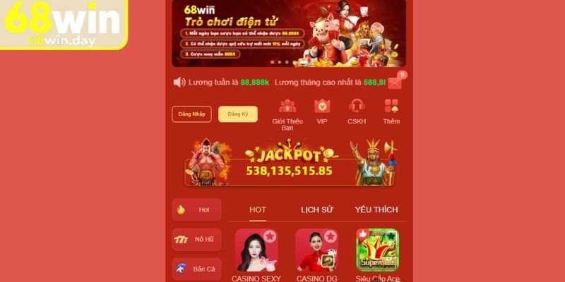 Những tiêu chí cơ bản để đăng ký 68win